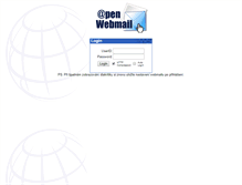 Tablet Screenshot of mail.netmax.sk